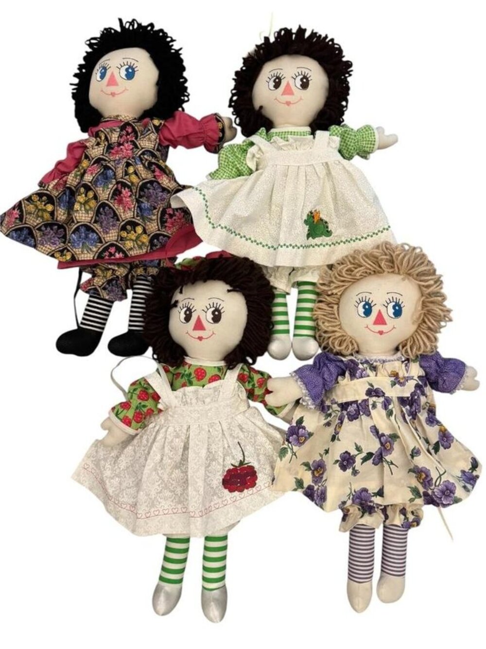 ❤️Handmade Etsy Collectible Raggedy Ann Classic Dolls by Charlotte Williams